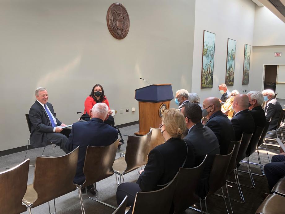 DURBIN, DUCKWORTH MEET WITH UNITED COUNTIES COUNCIL OF ILLINOIS